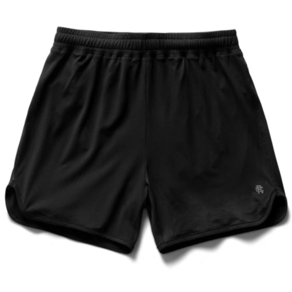 Reigning Champ - Mesh Running Short - Black - XS